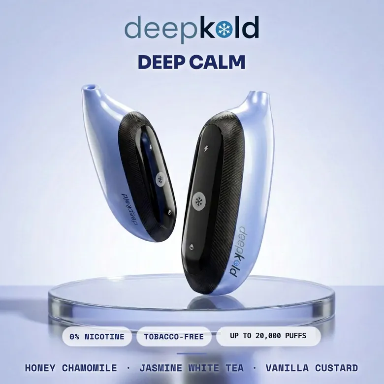 Deepkold Deep Calm Collection — 0% nicotine disposable vape
