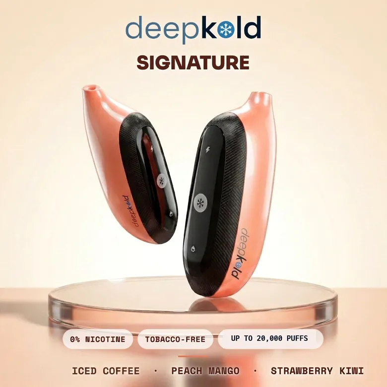 Deepkold Signature Collection — 0% nicotine disposable vape